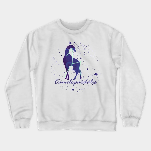 Giraffe Constellation Crewneck Sweatshirt by TheUnknown93